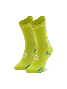 Compressport Compressport Дълги чорапи unisex Pro Racing V4.0 Run High XU00046B Зелен