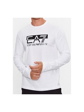 EA7 Emporio Armani EA7 Emporio Armani Bluzka regular Biały Regular Fit
