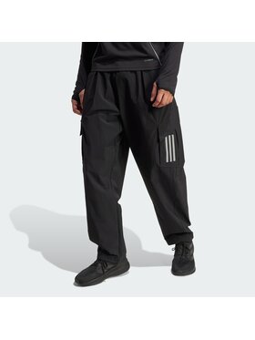 adidas adidas Spodnie materiałowe 147265 Czarny Loose Fit