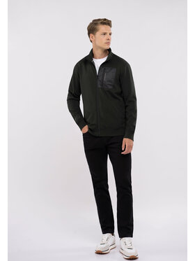 Volcano Volcano Bluza B-HUNT Zielony Regular Fit