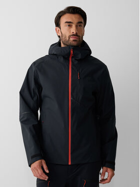 4F 4F Kurtka outdoor TREKKING Czarny Regular Fit