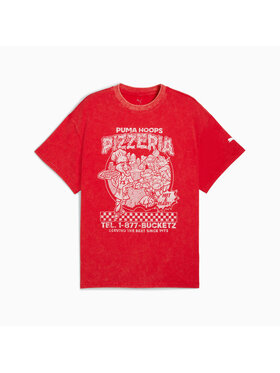 Puma Puma T-Shirt 630928 Czerwony Regular Fit