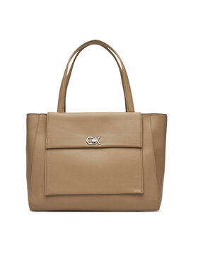 Calvin Klein Calvin Klein Дамска чанта Ck Medium Shopper K60K612811 Бежов