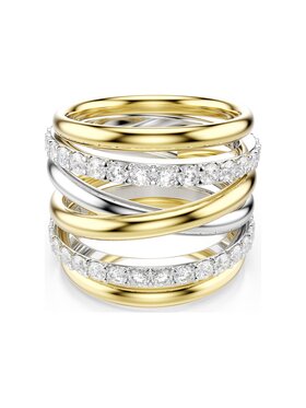 Swarovski Swarovski Pierścionek Hyperbola 5740412 Złoty