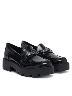 Guess Guess лоуфъри с дебела подметка FLFYAA ELE14 Черен