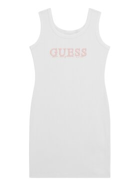 Guess Kids Guess Kids Sukienka 174527 Biały Classic Fit