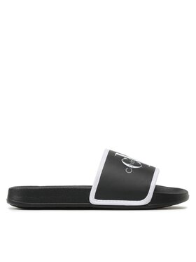 Calvin Klein Jeans Natikače Logo Pool Slide V3B0-80630-1172 S Crna