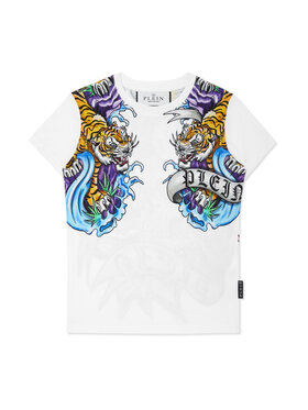 PHILIPP PLEIN PHILIPP PLEIN T-shirt 27605 Bianco Regular Fit
