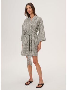 LEBRAND LEBRAND Kimono Liu Beżowy jasny