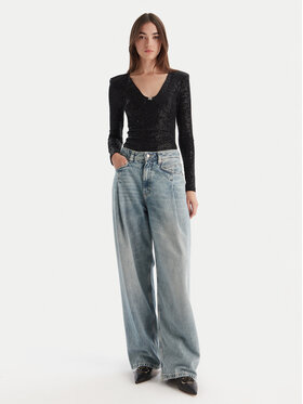 HUGO HUGO Боді Dammery 50546238 Чорний Slim Fit