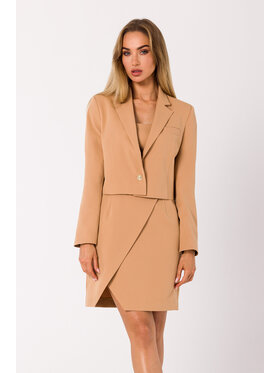 Made of Emotion Made of Emotion Marynarka M745 Brązowy Premium Fit