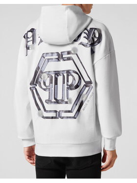 PHILIPP PLEIN PHILIPP PLEIN Bluza 821 Biały Regular Fit