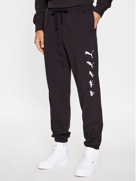 Puma Puma Spodnji del trenirke Puma X Ripndip 622199 Črna Relaxed Fit