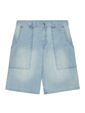 United Colors Of Benetton United Colors Of Benetton Pantalon scurți din material 43Z9C9042 Albastru Regular Fit