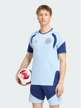 adidas adidas Koszulka techniczna 171207 Niebieski jasny Slim Fit