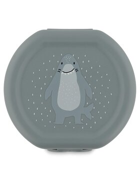 Trixie Baby Trixie Baby Pojemnik na żywność Zestaw pojemników na przekąski z klipsem 2 szt. - Rekin Niebieski