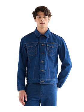 Wrangler Wrangler Giacca di jeans 112379708 Blu scuro Regular Fit