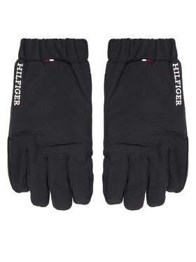 Tommy Hilfiger Tommy Hilfiger Herrenhandschuhe Th Monotype Quilt AM0AM12829 Schwarz