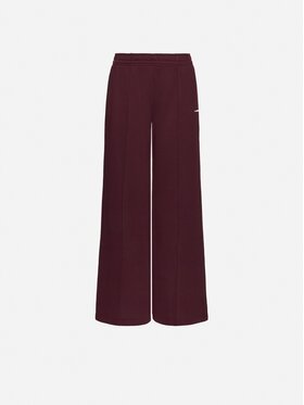 La Mania La Mania Spodnie dresowe APOLLO Bordowy Basic Fit