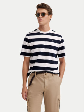 Bugatti Bugatti Marškinėliai 8350-75022C Mėlyna Regular Fit