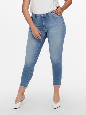 ONLY Carmakoma ONLY Carmakoma Teksad 15198408 Sinine Skinny Fit