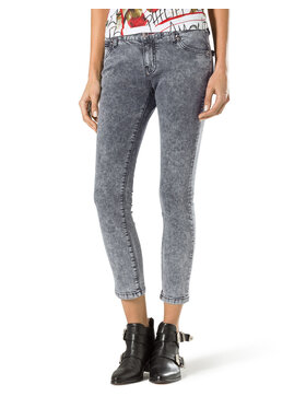 PHILIPP PLEIN PHILIPP PLEIN Džínsy 30764 Sivá Straight Fit