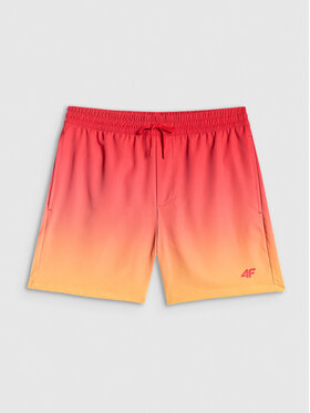 4F 4F Szorty kąpielowe SWIMWEAR Czerwony Regular Fit