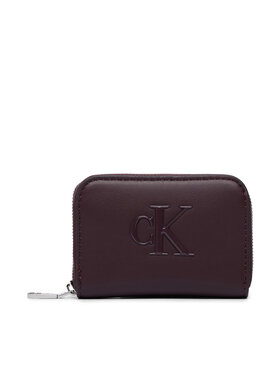 Calvin Klein Calvin Klein Портфейл Bold Ck Medium Zip Around LV04F1154G Бордо