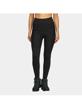 Alpinus Alpinus Legginsy Orta Czarny Regular Fit