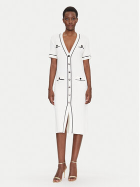 Luisa Spagnoli Luisa Spagnoli Vestito di maglia Candelotto 100004 Écru Regular Fit