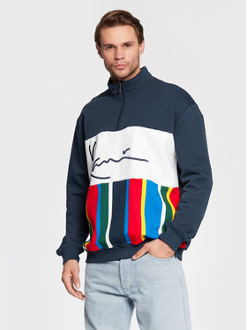 Karl Kani Karl Kani Sweatshirt Signature Block Stripe 6027341 Multicolore Relaxed Fit