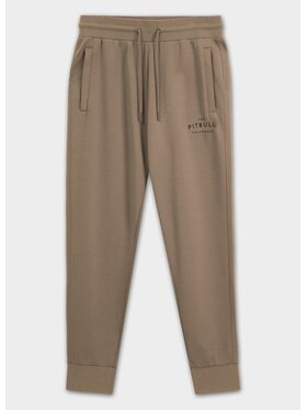 PITBULL PITBULL Spodnie dresowe Spodnie dresowe męskie SAMPSON 3XL Beżowy Regular Fit
