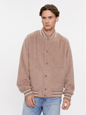 Guess Guess Яке бомбър Logo M4RL39 WFWS2 Бежов Regular Fit
