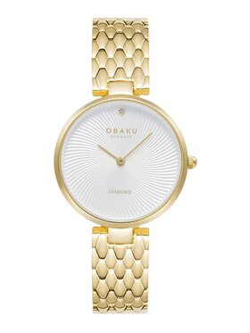 Obaku Obaku Zegarek V256LXGISG Złoty