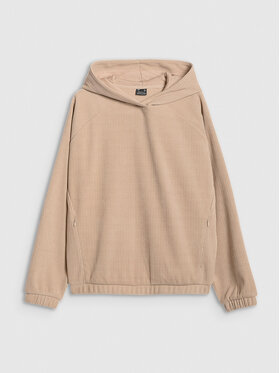 4F 4F Bluza CORDED FLOW Beżowy Regular Fit