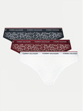 Tommy Hilfiger Tommy Hilfiger Komplet 3 par fig klasycznych UW0UW04897 Kolorowy