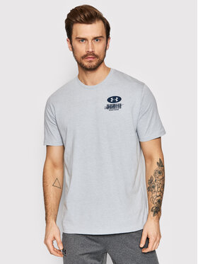 Under Armour Under Armour T-Shirt Symbol Barcode 1370527 Grau Relaxed Fit