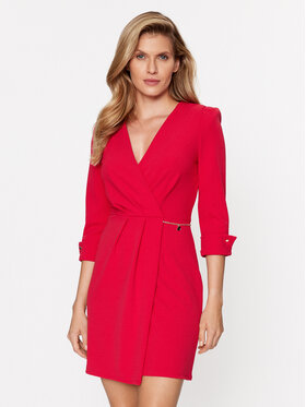 Rinascimento Rinascimento Cocktail obleka CFC0019181002 Roza Regular Fit