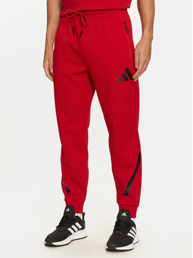Pantaloni adidas rossi uomo hot sale