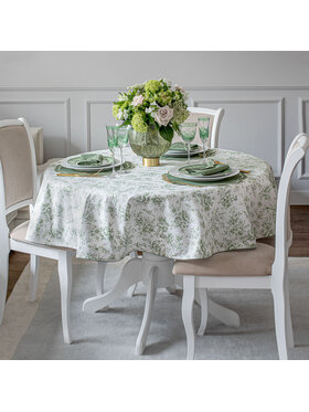 Roseberry Home Roseberry Home Serwetki haftowane Green Petali Zielony