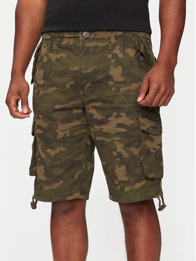 Brave Soul Brave Soul Шорти от плат MSRT-GEORGECAMOK Каки Straight Fit