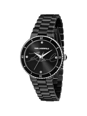 KARL LAGERFELD KARL LAGERFELD Zegarek R0553104504 Czarny