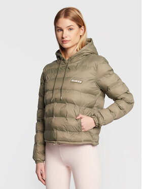 Guess Guess Kurtka anorak Daisy V2BL03 WEXC0 Zielony Regular Fit