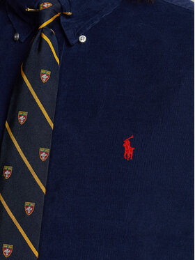 Polo Ralph Lauren Košulja 710818761011 Tamnoplava Slim Fit