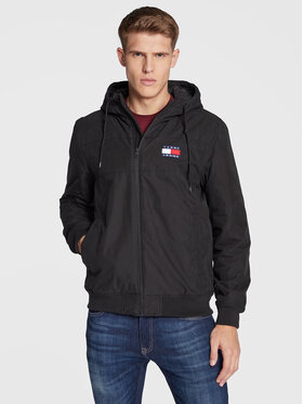 Tommy Jeans Tommy Jeans Kurtka przejściowa Fleece Lined DM0DM14452 Czarny Regular Fit