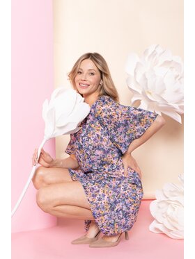 Stylove Stylove Abito da cocktail S435 Viola A-Line Fit