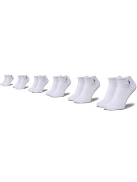 Polo Ralph Lauren Polo Ralph Lauren Set de 6 perechi de șosete medii unisex 449799739002 r.OS Alb
