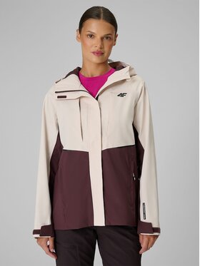 4F 4F Outdoorová bunda 4FRAW26TTJAF1367-12S Biela Regular Fit