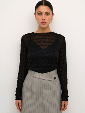 Karen by Simonsen Karen by Simonsen Блуза Kirstinekb 10104601 Черен Feminine Fit