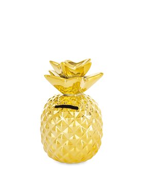 MIAhome MIAhome Skarbonka ceramiczna ANANAS Złoty